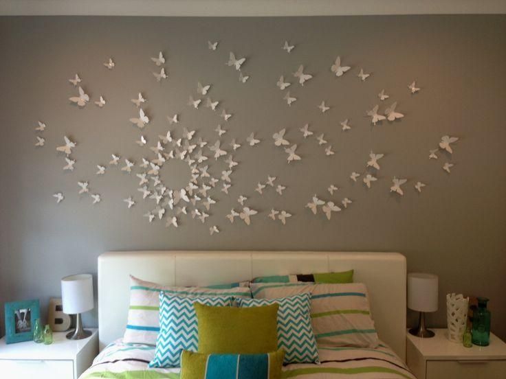 25+ Unique Butterfly Wall Decor Ideas On Pinterest | Diy Butterfly Intended For Decorative 3D Wall Art Stickers (Photo 16 of 20)