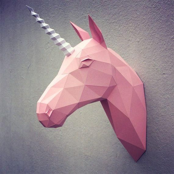 25+ Unique Unicorn Head Ideas On Pinterest | Animal Head Decor In 3D Unicorn Wall Art (View 12 of 20)