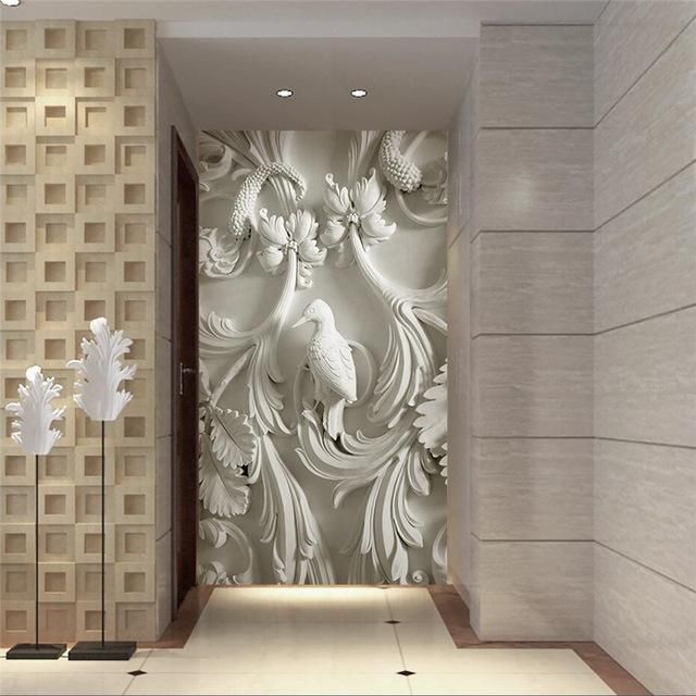 Aliexpress : Buy Beibehang Wallpaper 3D Art Mural Hd European In 3D Modern Wall Art (View 5 of 20)