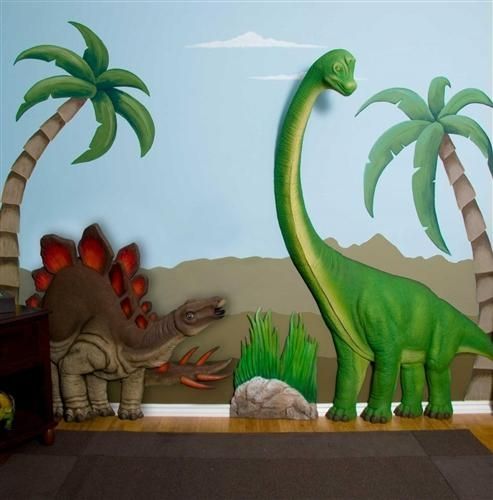 Beetling Brachiosaurus Dinosaur 3D Wall Art Decor With 3D Dinosaur Wall Art Decor (View 8 of 20)
