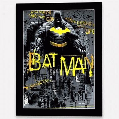 Bits 3D Wall Art Poster – Batman Defender Of Gotham City – Matted Within Batman 3D Wall Art (View 13 of 20)