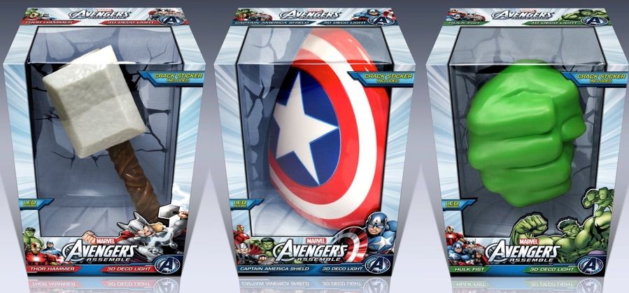 Target 3D Wall Art Thor Hammer, Captain America Shield And Hulk With Captain America 3D Wall Art (Photo 6 of 20)