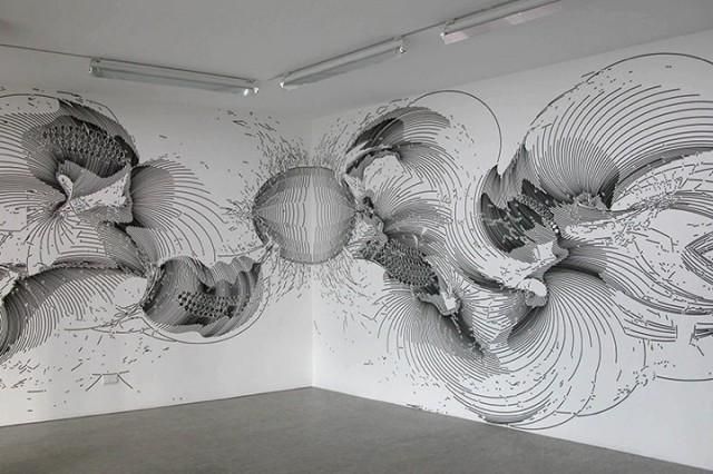 3d abstract wall art