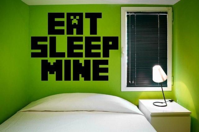 Wall Decal: Awesome Minecraft Vinyl Wall Decals Amazon Minecraft Regarding Minecraft 3D Wall Art (View 11 of 20)
