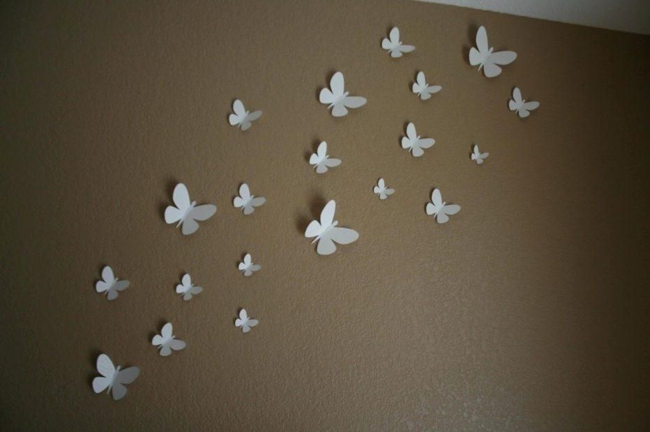Wall Decor : Modern 3D Flower Wall Decor Wall Art Design Wall Intended For Umbra 3D Flower Wall Art (View 11 of 20)