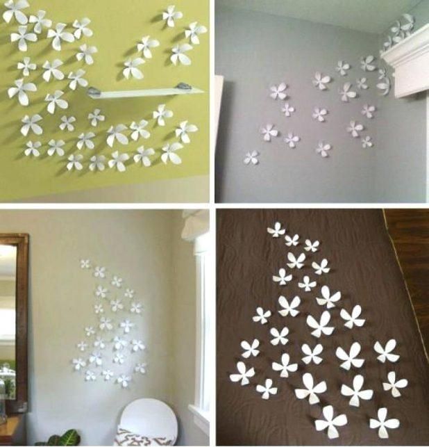 Wall Decor : Modern 3D Flower Wall Decor Wall Art Design Wall With Regard To 3D Flower Wall Art (Photo 2 of 20)