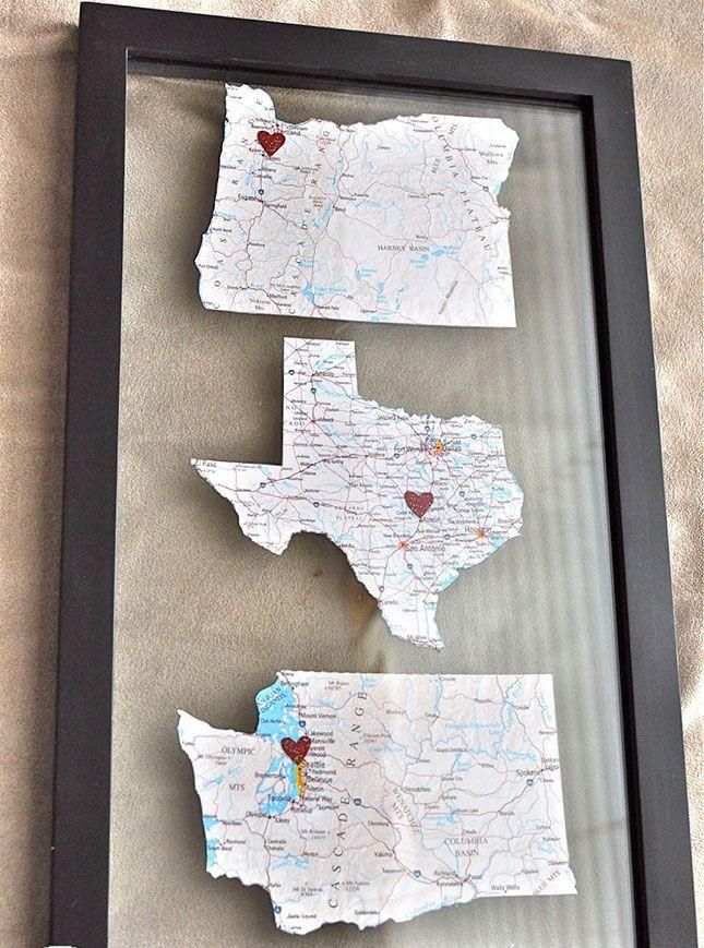 100 Creative Diy Wall Art Ideas To Decorate Your Space | Diy Wall With Regard To State Map Wall Art (View 13 of 20)