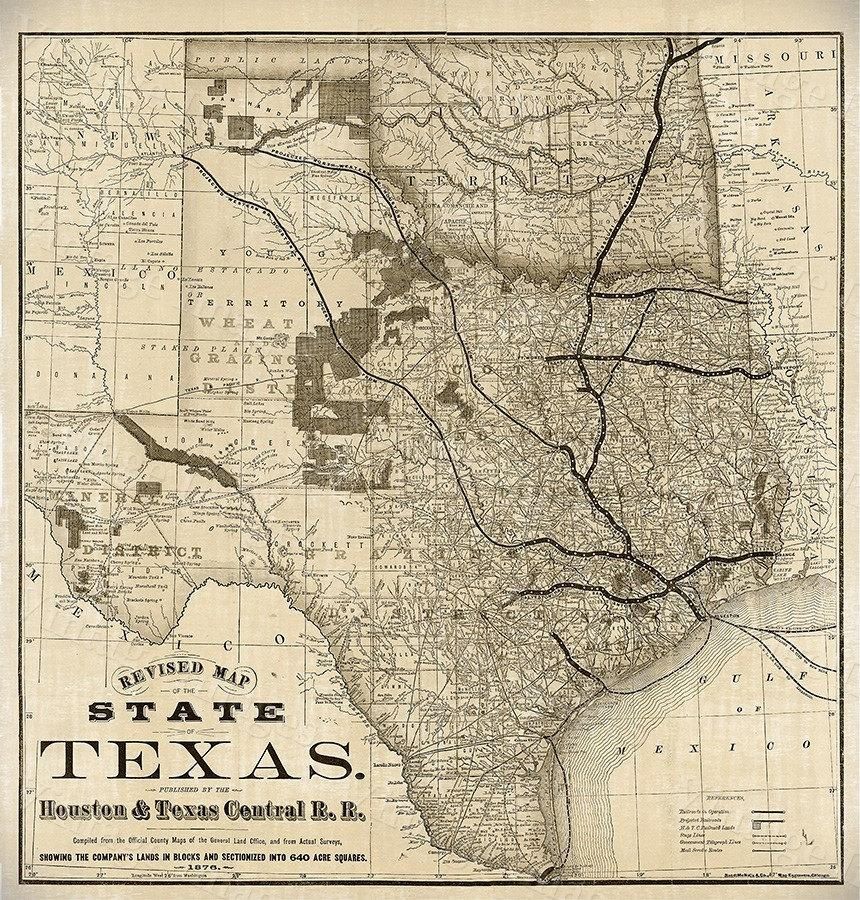 Featured Photo of Texas Map Wall Art