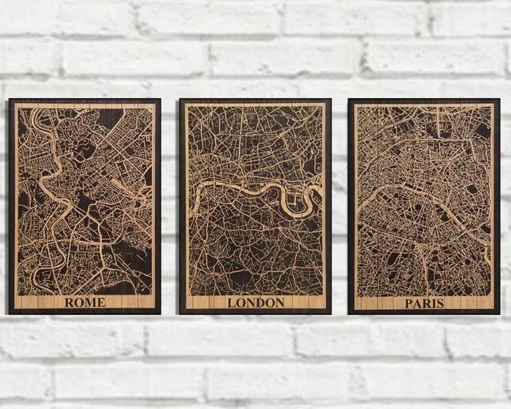 22 Best Wood Wall Art Flags & Map Art Images On Pinterest | Wood With Regard To Wood Map Wall Art (View 12 of 20)