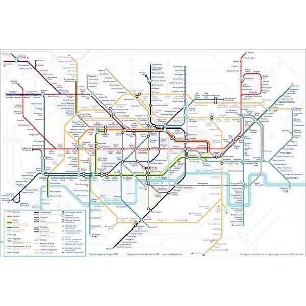 The 25+ Best London Underground Prices Ideas On Pinterest | East For Tube Map Wall Art (View 15 of 20)