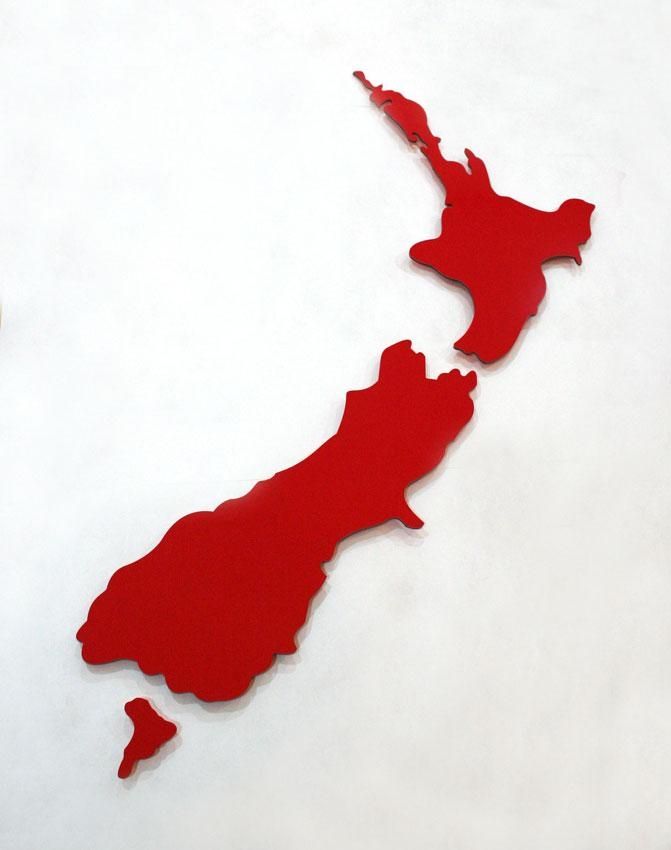 Wall Art Nz Map (Medium Approx. 500Mm) | Gusto & Grace In New Zealand Map Wall Art (Photo 3 of 20)