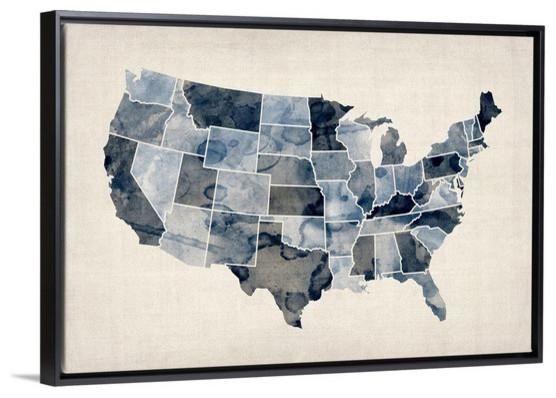 Wooden Usa Map Wall Art Black And White United States Map Wall Art Intended For Usa Map Wall Art (Photo 8 of 20)
