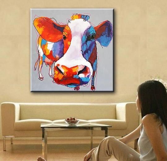 2015 New 100% Pure Manual Painting Oil Painting On Canvas Abstract With Abstract Animal Wall Art (View 19 of 20)