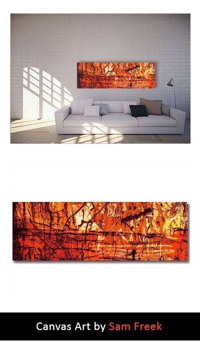 23 Best Orange Canvas Wall Art Images On Pinterest | Canvas Art Inside Limited Edition Canvas Wall Art (Photo 11 of 20)