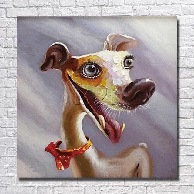 Funny Animal Wall Art Home Decoration Living Room Decorative Fine Within Abstract Animal Wall Art (View 20 of 20)