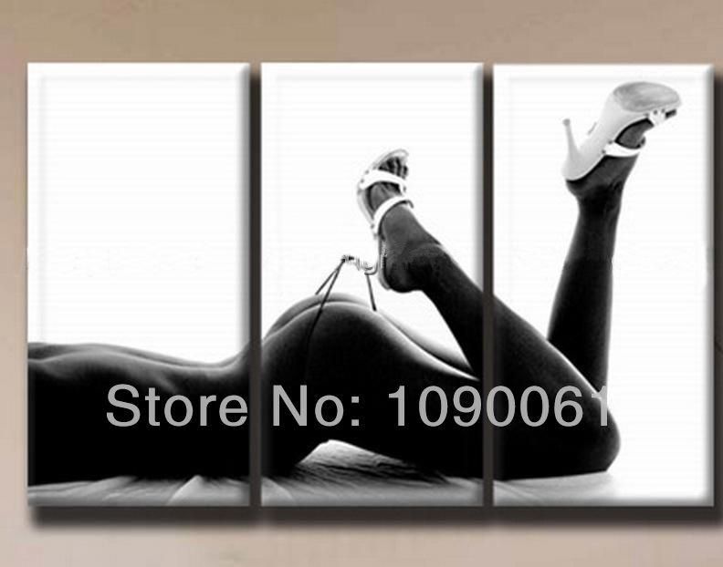 Hand Painted Sexy Woman Body Nude Oil Painting Decoration Art On In Abstract Body Wall Art (View 20 of 20)