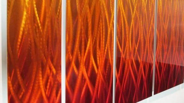 Innovation Design Abstract Wall Art Also Inferno 68 X24 Large Intended For Southern Enterprises Abstract Wall Art (View 10 of 20)