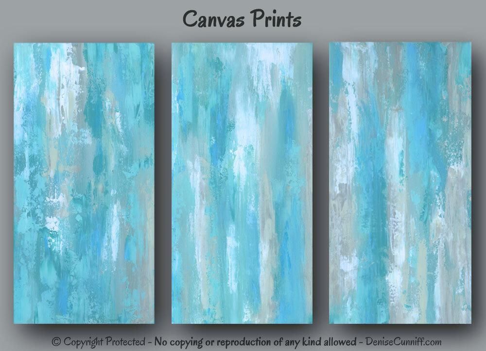 Featured Photo of Blue Canvas Abstract Wall Art