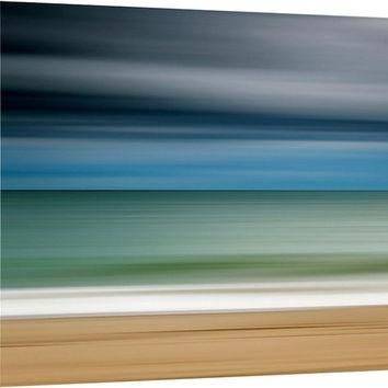 Shop Large Abstract Ocean Canvas Art On Wanelo With Regard To Abstract Beach Wall Art (View 7 of 20)