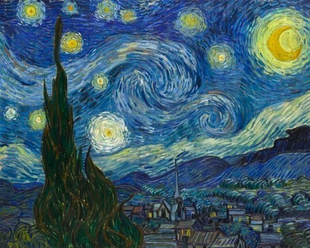 The Starry Nightvincent Van Gogh Wall Decal | Wallmonkeys Pertaining To Vincent Van Gogh Wall Art (View 5 of 20)