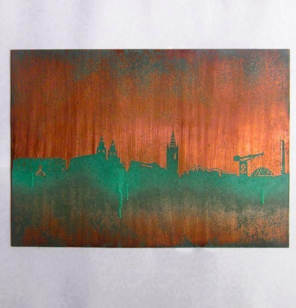 Wall Art Designs: Copper Wall Art Home Decorate Wall Art Abstract Inside Abstract Copper Wall Art (View 3 of 20)