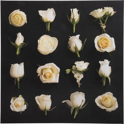 16 Cream Roses Canvas (View 18 of 20)