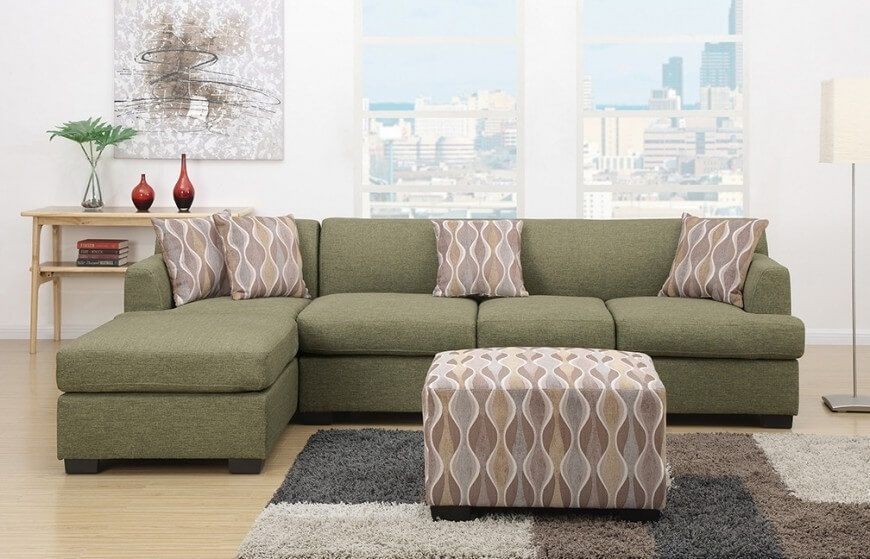 20 Types Of Modular Sectional Sofas Intended For Green Sectional Sofas With Chaise (View 6 of 10)