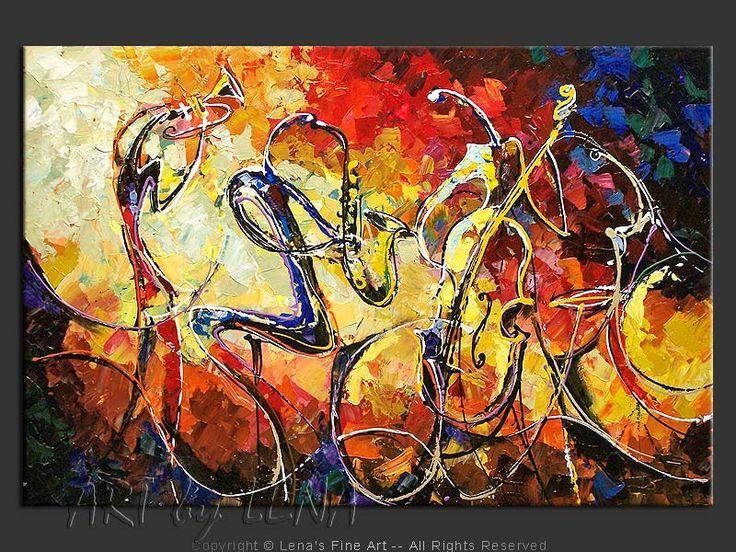 40 Best Art Images On Pinterest | Frame, Guitar Art And Guitar Within Abstract Jazz Band Wall Art (View 10 of 20)