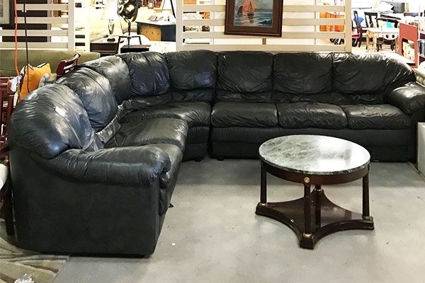 $475 – Sectional Pleather Couch | Habitat For Humanity Restore East Inside East Bay Sectional Sofas (View 6 of 10)