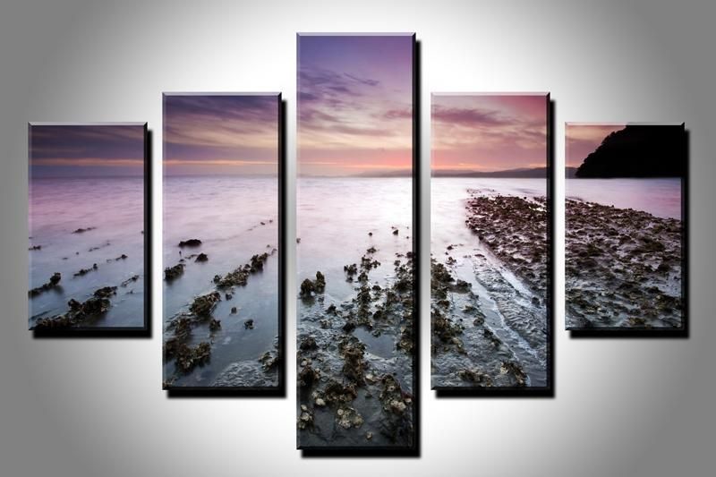 5Pc Hd Canvas Print Home Decor Wall Art Painting Nature Scenery For Nature Canvas Wall Art (View 15 of 20)