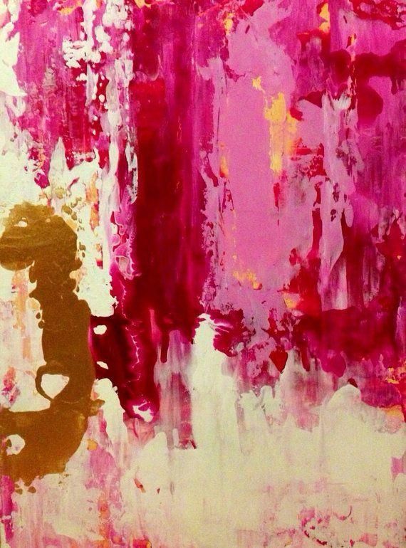 74 Best Art Images On Pinterest | Abstract Canvas, Abstract In Pink Abstract Wall Art (View 7 of 20)
