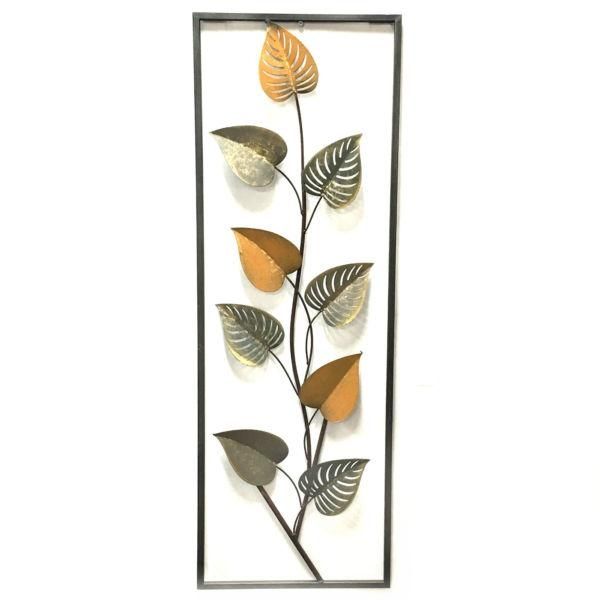 Abstract Tree Autumn Leaves – Metal Wall Art 90Cm [Free Shipping Regarding Abstract Leaf Metal Wall Art (View 18 of 20)