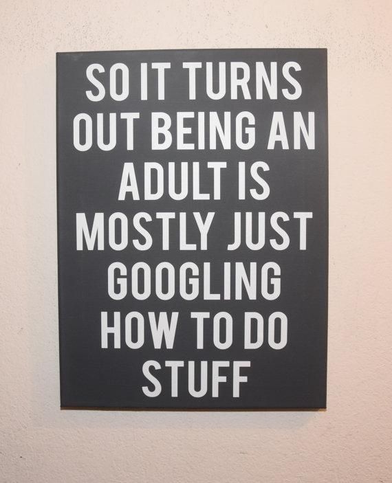 Adulting Sign Funny Quote Sign Canvas Wall Art Custom Intended For Canvas Wall Art Funny Quotes (View 3 of 20)