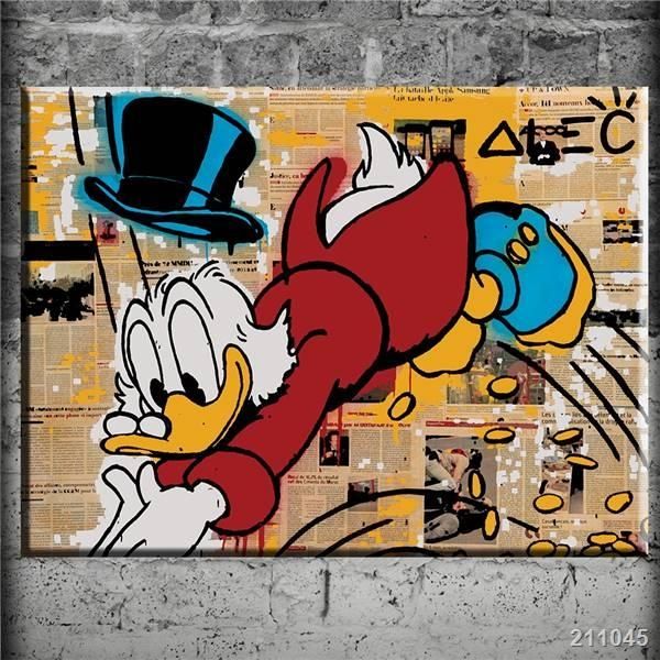 Alec Monopoly Donald Jump Graffiti Wall Art Canvas Modern Within Jump Canvas Wall Art (View 19 of 20)