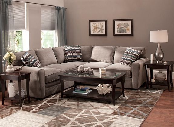 Artemis Ii 3 Pc. Microfiber Sectional Sofa | Artemis, Pc And Regarding Sectional Sofas At Raymour And Flanigan (Photo 5 of 10)