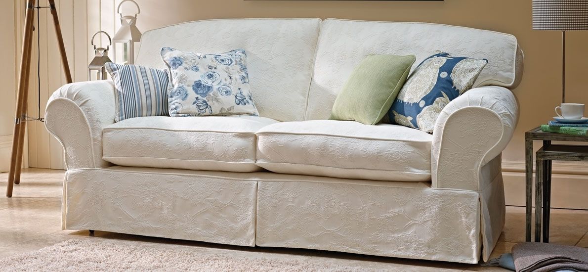 Banbury – 3 Seater Sofa Loose Cover – Armchair | Kirkdale Within Sofas With Washable Covers (View 4 of 10)