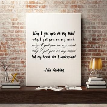 Best Custom Song Lyrics On Canvas Products On Wanelo With Custom Quote Canvas Wall Art (View 1 of 20)