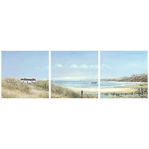 Buy Anthony Waller – Coastal Pathway Trip Print On Canvas, Set Of For John Lewis Canvas Wall Art (View 11 of 20)