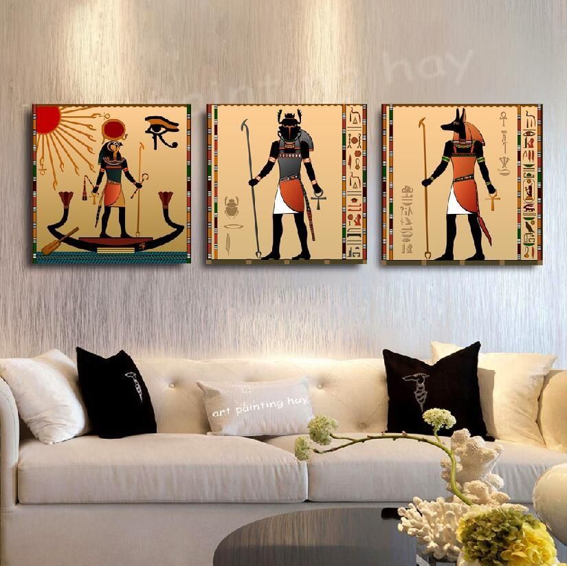 Buy Egyption Art And Get Free Shipping On Aliexpress For Egyptian Canvas Wall Art (View 20 of 20)