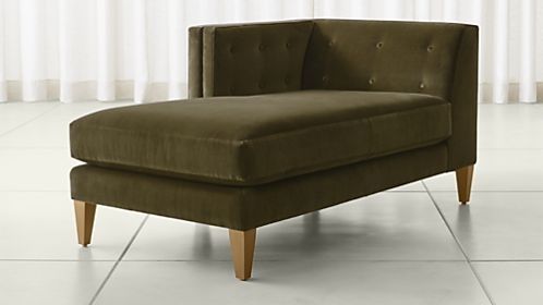 Chaise Lounge Sofas And Chairs | Crate And Barrel With Long Chaise Sofas (View 9 of 10)