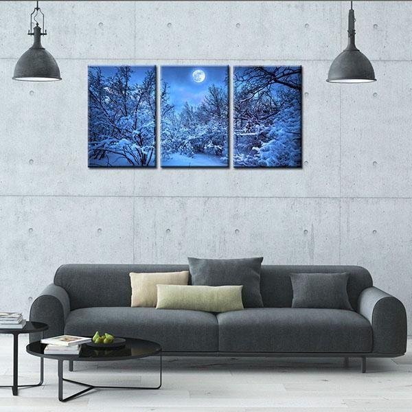 China Wholesale Framed Hd Canvas Art Print Blue Night Wall Art Pertaining To Leadgate Canvas Wall Art (View 19 of 20)
