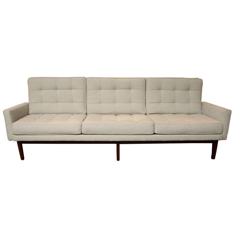 Classic Florence Knoll 57W Sofa At 1Stdibs In Florence Knoll Wood Legs Sofas (View 2 of 10)