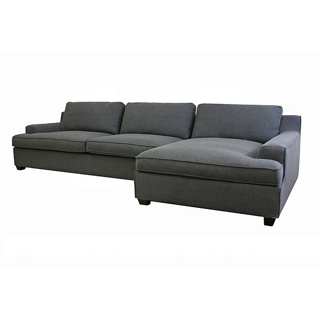 Comfort Meets Style In This Stunning Grey Modern Sectional Sofa From Intended For Sleek Sectional Sofas (View 1 of 10)
