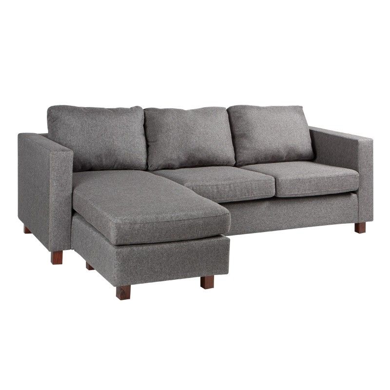 Corner Sofa (Grey) Pertaining To Jysk Sectional Sofas (View 1 of 10)