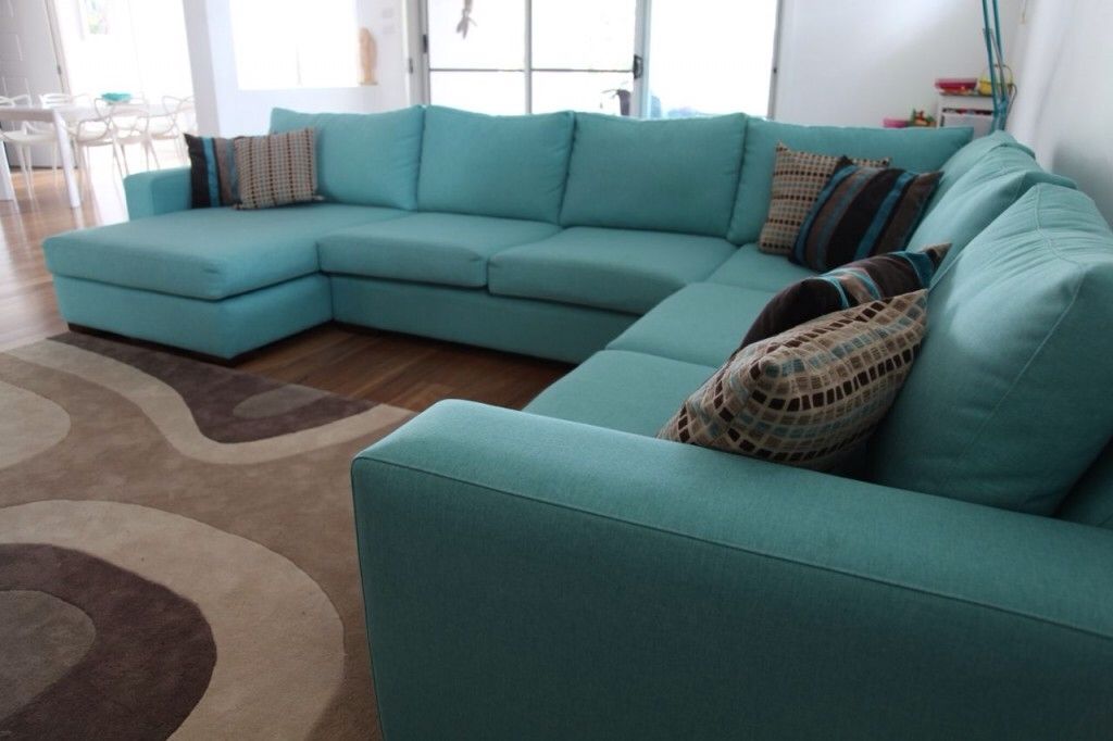 Corner Sofa Living Room Pinterest Rooms And Inside Aqua Sectional Throughout Aqua Sofas (View 7 of 10)