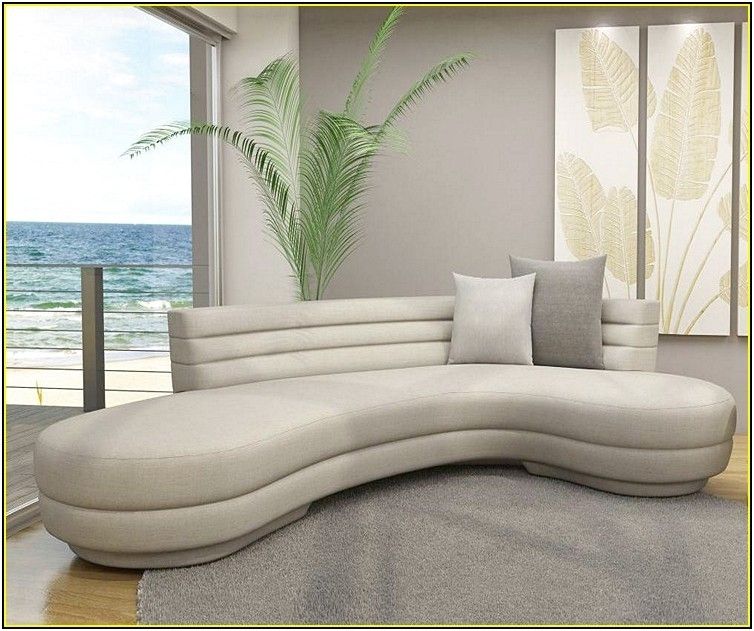 Curved Corner Sectional Sofa | Home Design Ideas Within Rounded Corner Sectional Sofas (View 8 of 10)