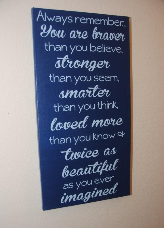 Custom Canvas Quote Wall Art Sign – Always Remember | Canvases Within Custom Quote Canvas Wall Art (View 6 of 20)