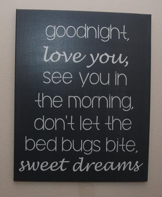 Custom Canvas Quote Wall Art Sign Good Night Love You See For Custom Quote Canvas Wall Art (View 3 of 20)