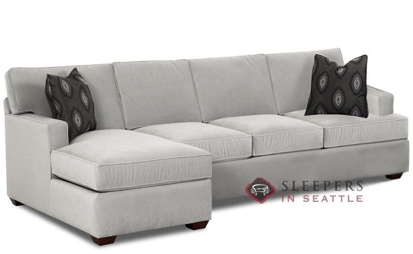 Customize And Personalize Lincoln Chaise Sectional Fabric Sofa Inside Sectional Sleeper Sofas With Chaise (View 1 of 10)