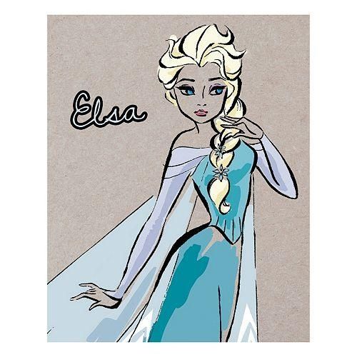 Disney's Frozen Elsa Fashionista Canvas Wall Art | Scarlett's Big Pertaining To Elsa Canvas Wall Art (View 2 of 20)